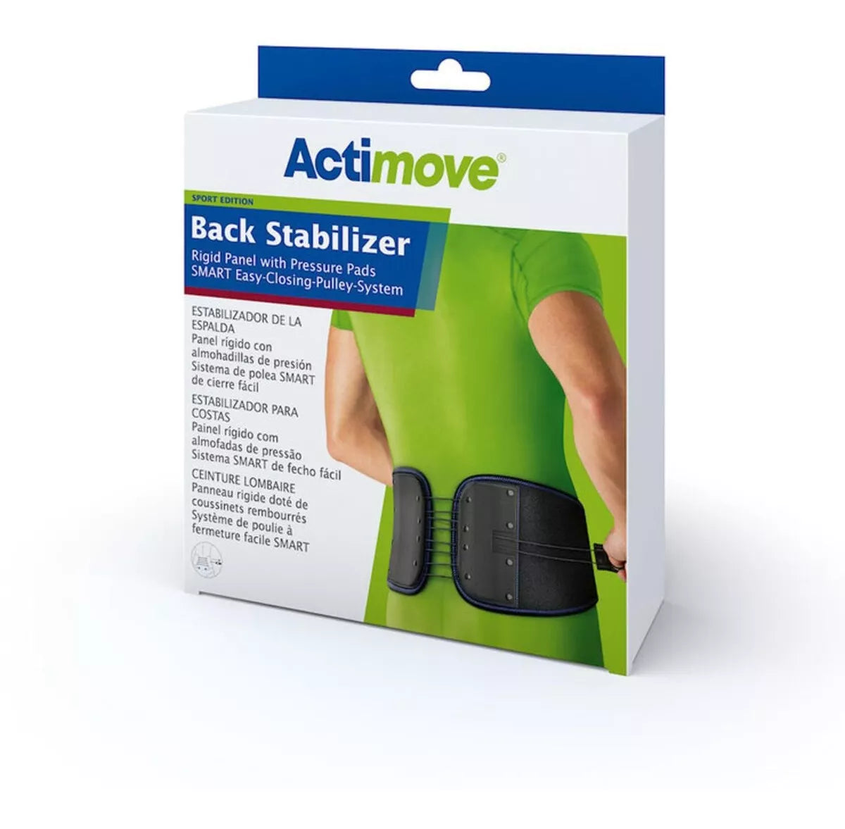 SOPORTE DE ESPALDA CON COMPRESIÓN AJUSTABLE DE DOBLE CAPA - ACTIMOVE SPORT