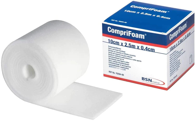 VENDAJE DE HULE ESPUMA EN ROLLO - COMPRIFOAM