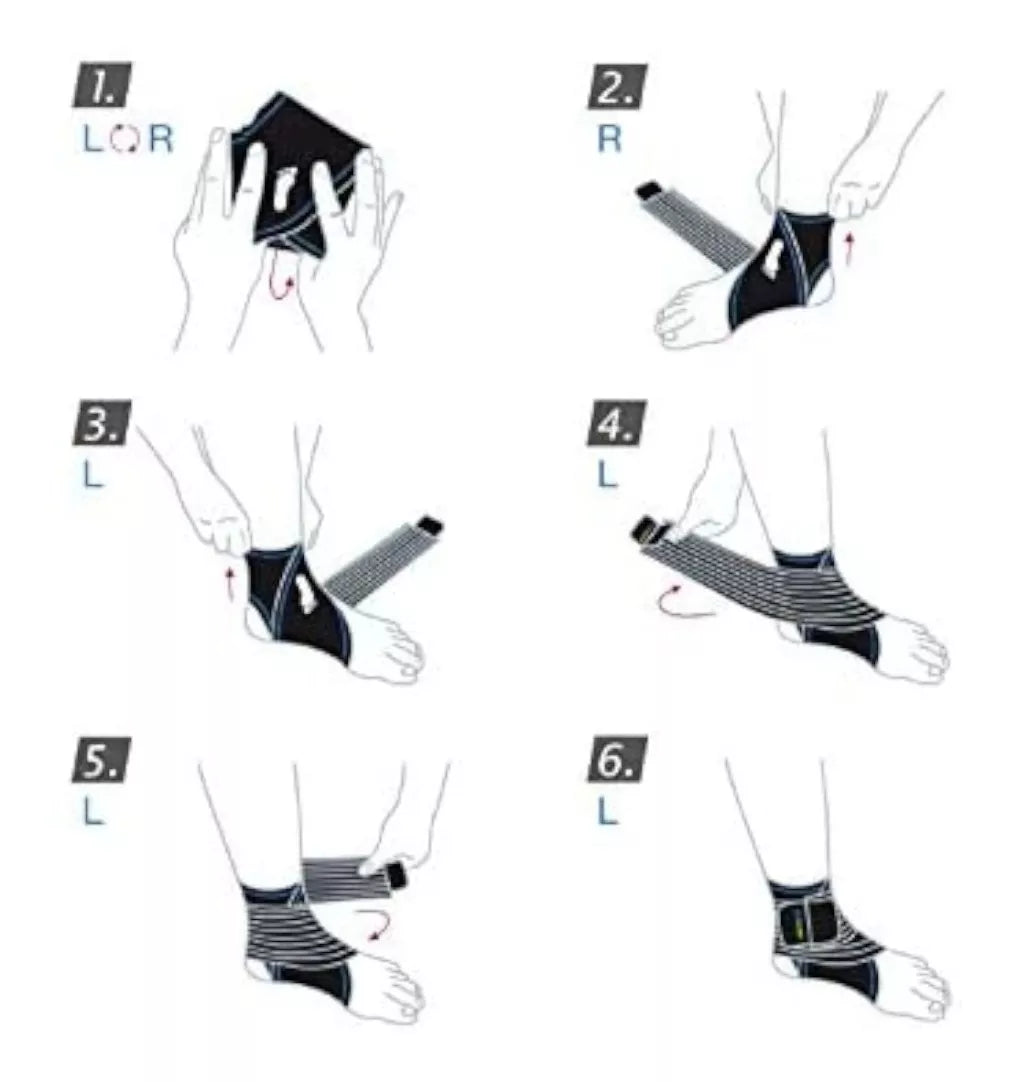TOBILLERA AJUSTADA DELGADA - ACTIMOVE SPORT