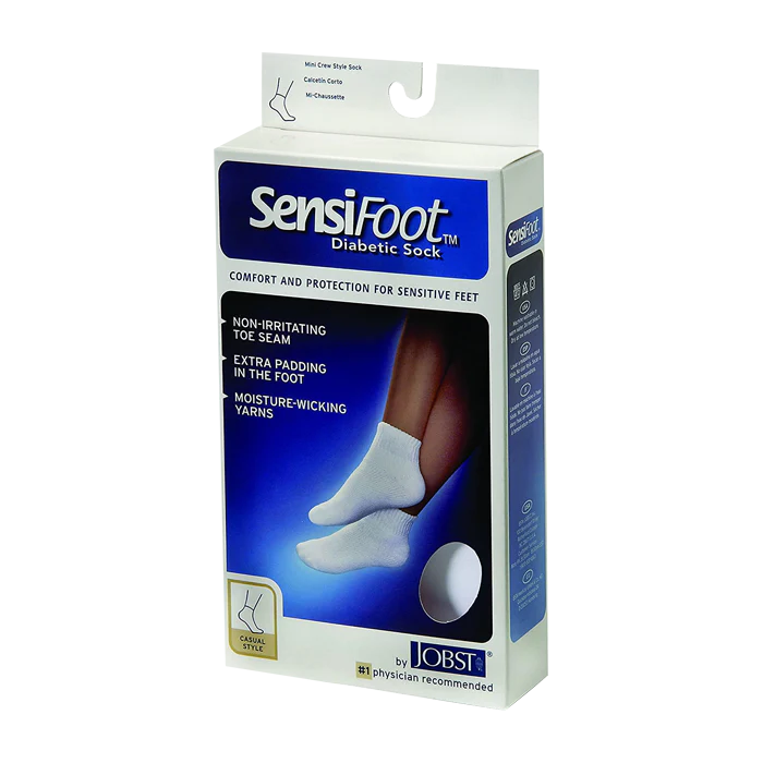 CALCETIN PARA DIABÉTICO A LA RODILLA PUNTA CERRADA - SENSIFOOT