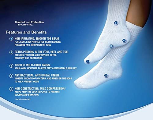 CALCETIN PARA DIABÉTICO A LA RODILLA PUNTA CERRADA - SENSIFOOT