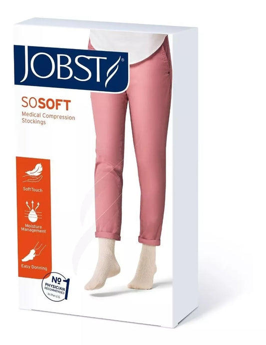 CALCETIN DE COMPRESIÓN RODILLA ACANALADO ESTRA SUAVE - JOBST SOSOFT