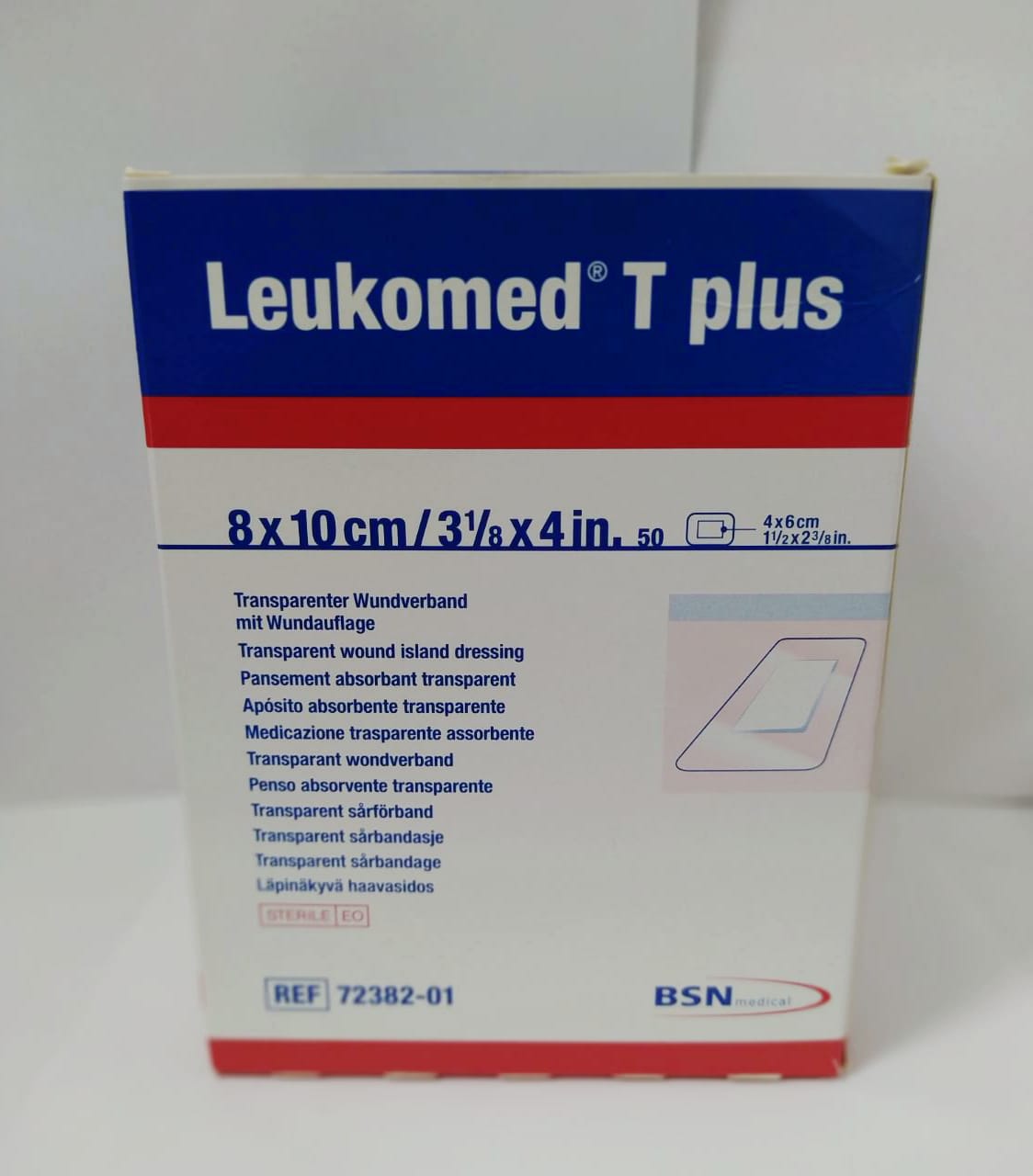 APOSITO ESTERIL TRANSPARENTE CON ALMOHADILLA - LEUKOMED T PLUS