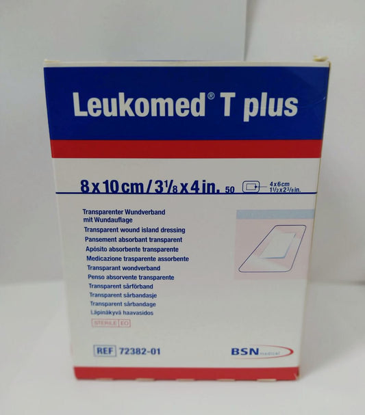 APOSITO ESTERIL TRANSPARENTE CON ALMOHADILLA - LEUKOMED T PLUS