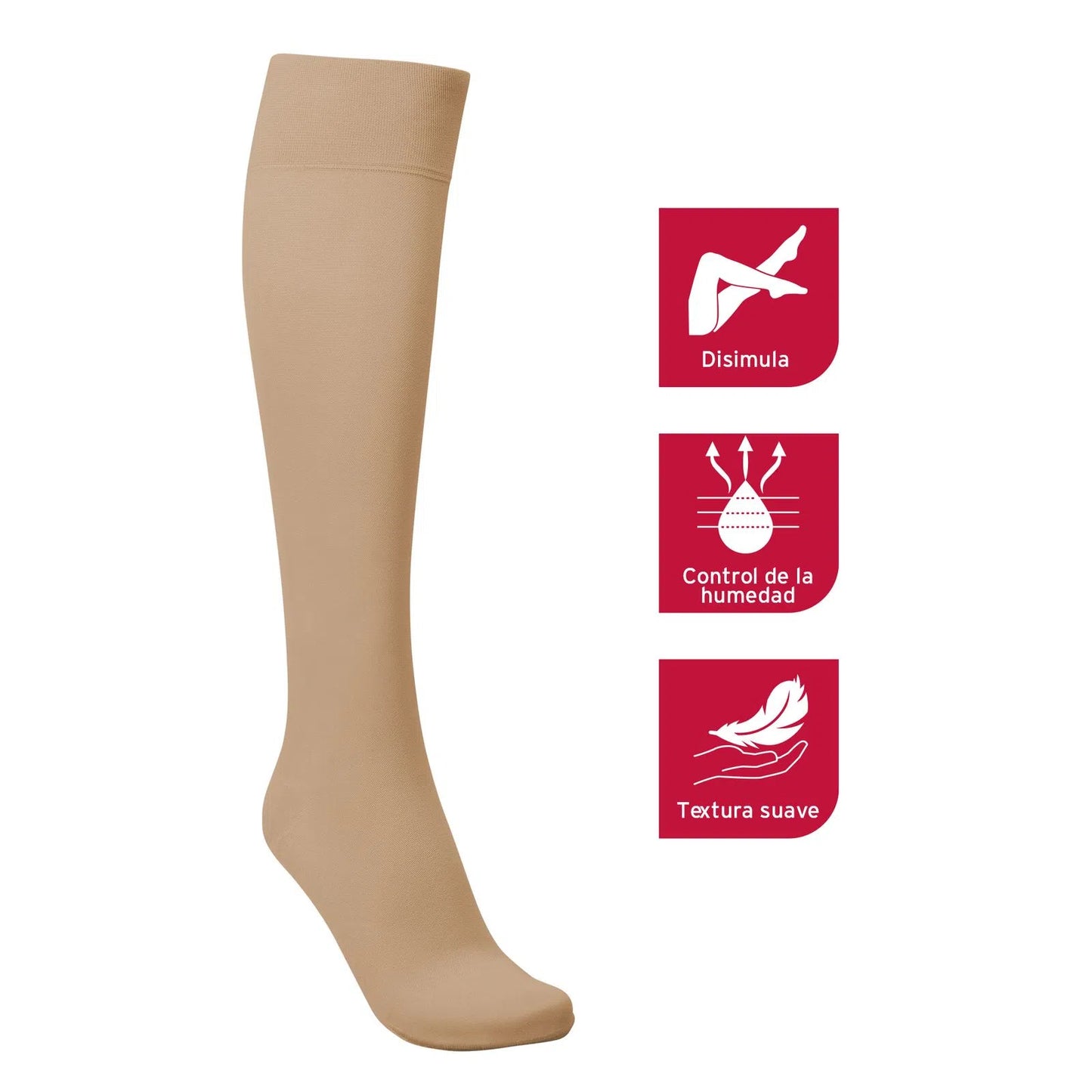 MEDIAS DE COMPRESIÓN RODILLA - JOBST OPAQUE
